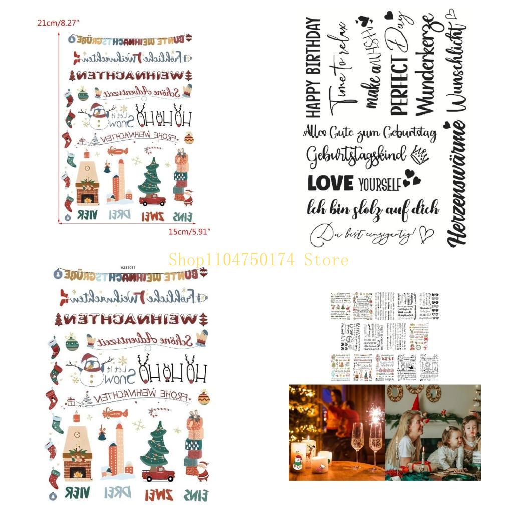 Candle Supplies For Sale - Weihnachtskerzen-Aufkleber für Partyzubehör, selbstklebende Kinder-Körpergesichtsaufkleber, Top-Ausverkauf