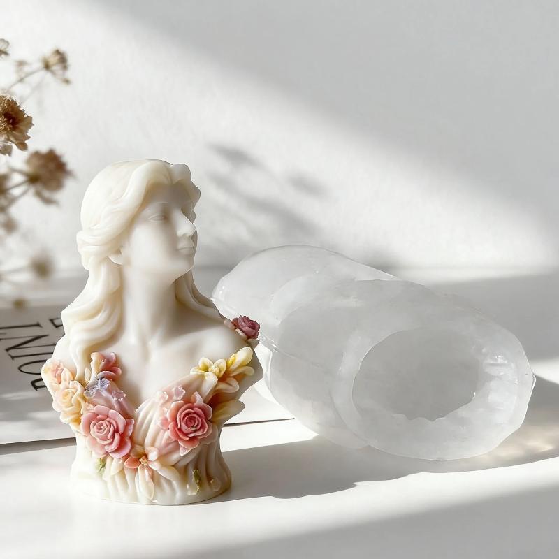 Candle Supplies For Sale - Bestseller DIY Mädchenporträt Aroma-Kerzenform aus Silikon