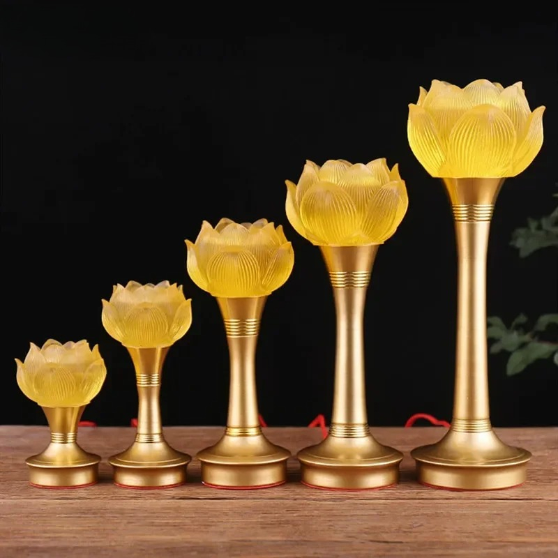 Candle Supplies Europe - 1 Stück Chinesischer Liuli Lotus Simulierter
