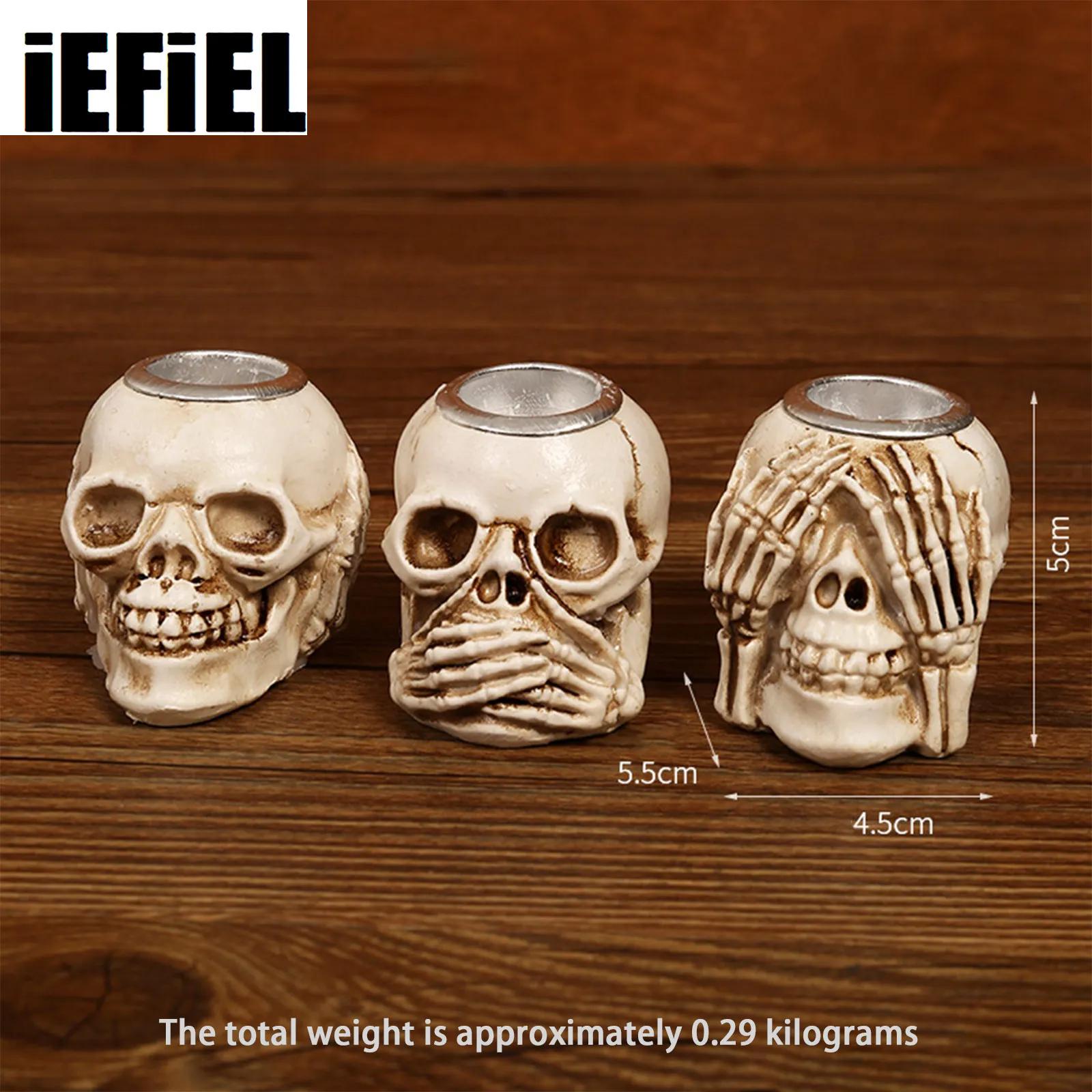 Candle Supplies Europe - Halloween Schädel Kerzenhalter Schädel Hand Schädel