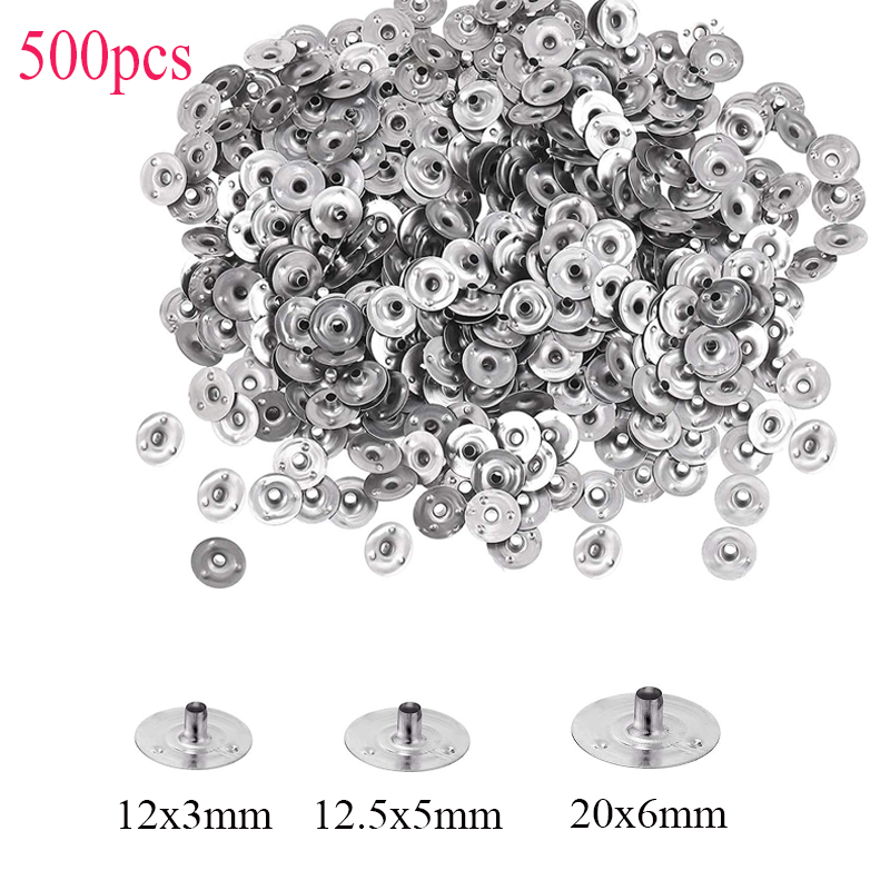 Candle Supplies To Make Candles - 500 Stück Kerzendocht Metallhalter Tabs Halter