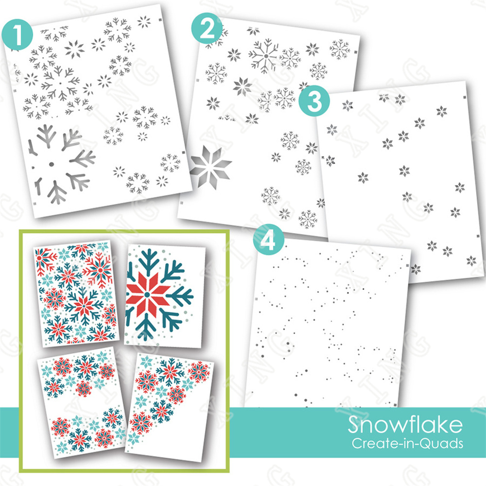 Candle Supplies For Sale - Schneeflocke Schichtung Schablone Neue Sammelalbum Tagebuch
