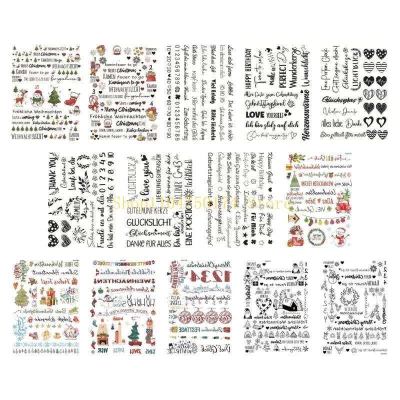 Weihnachtskerzen-Aufkleber für – Candle Supplies For Sale Bewertung und Preis