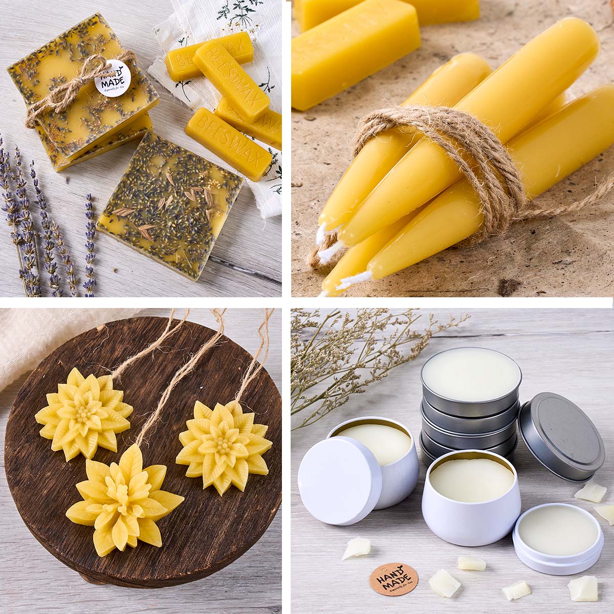 1 Stück/5 Stück Gelbe Weiße Bi – Candle Supplies Bulk Bewertung und Preis