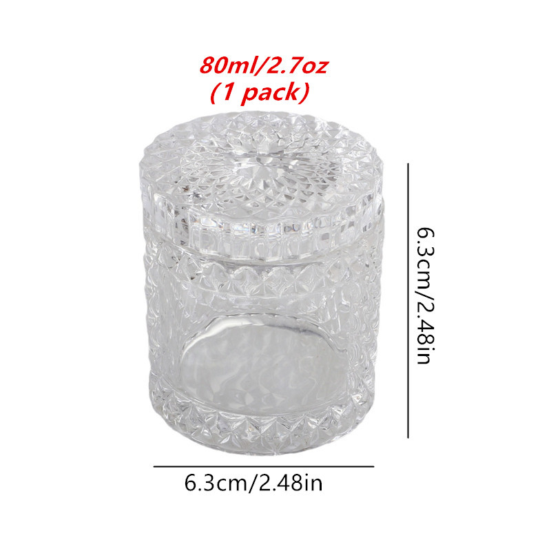1-teiliges 80ml Mini-Glasgefäß – Candle Supplies Glass Jars Bewertung und Preis