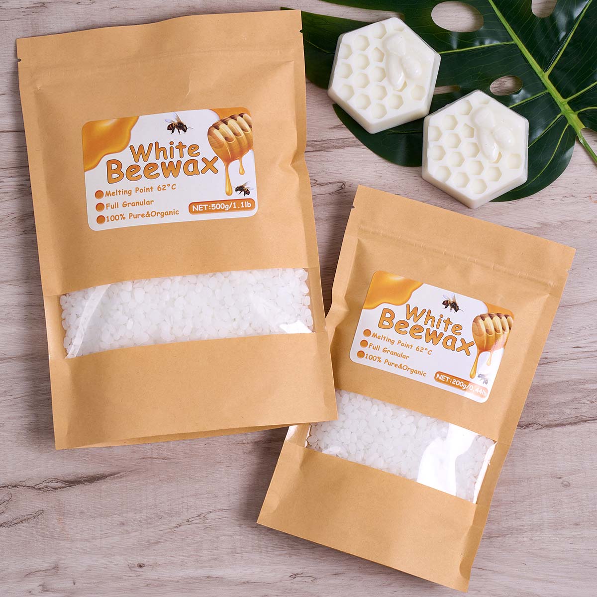 1000 g weißes Bienenwachs, DIY – Candle Supplies Bulk Bewertung und Preis