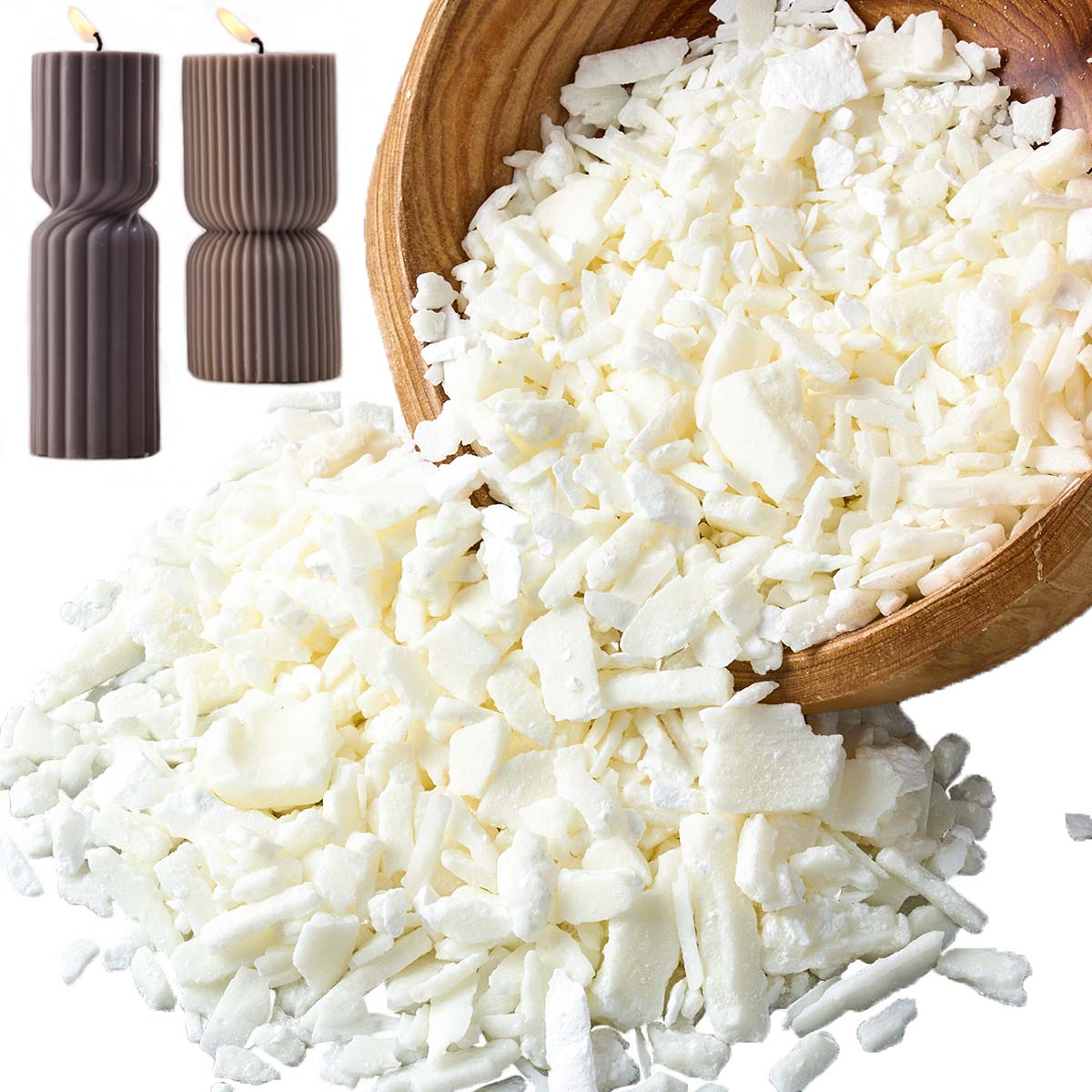 1 Pfund reinweißes Sojawachs f – Candle Supplies To Make Candles Bewertung und Preis