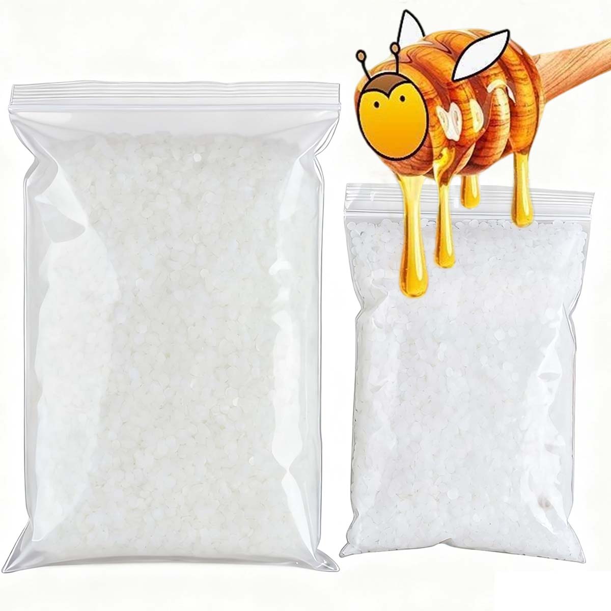 200g-1000g Weißes Bienenwachs  – Candle Supplies Bulk Bewertung und Preis