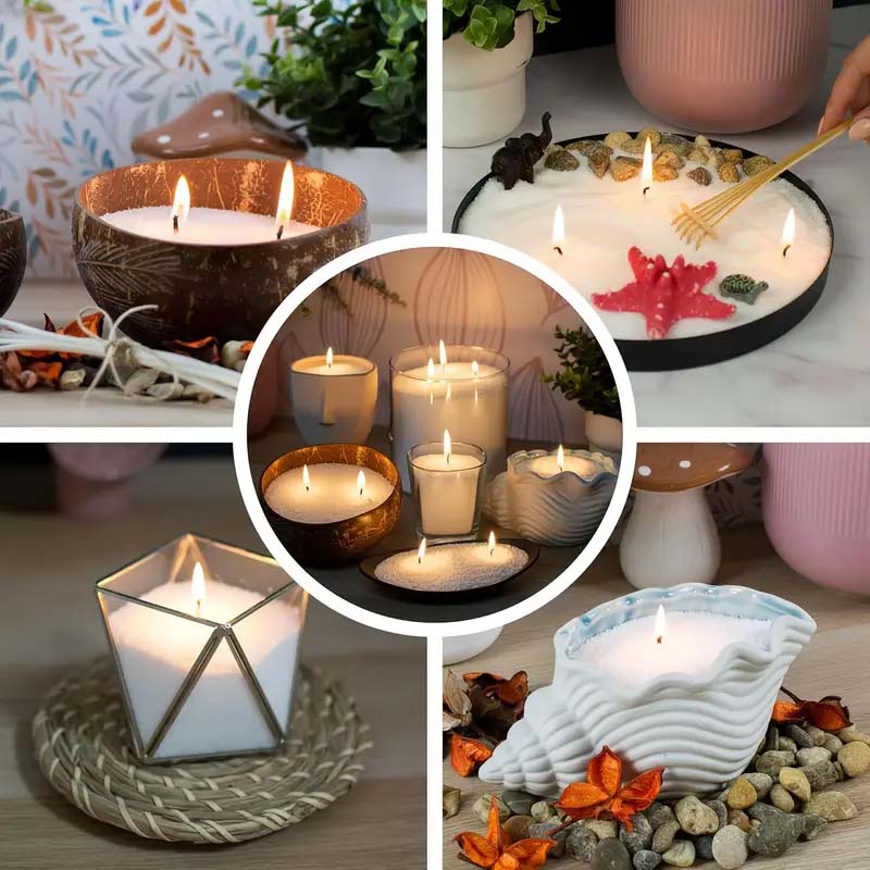 50/100/200/500G Weißes körnige – Candle Supplies Bulk Bewertung und Preis