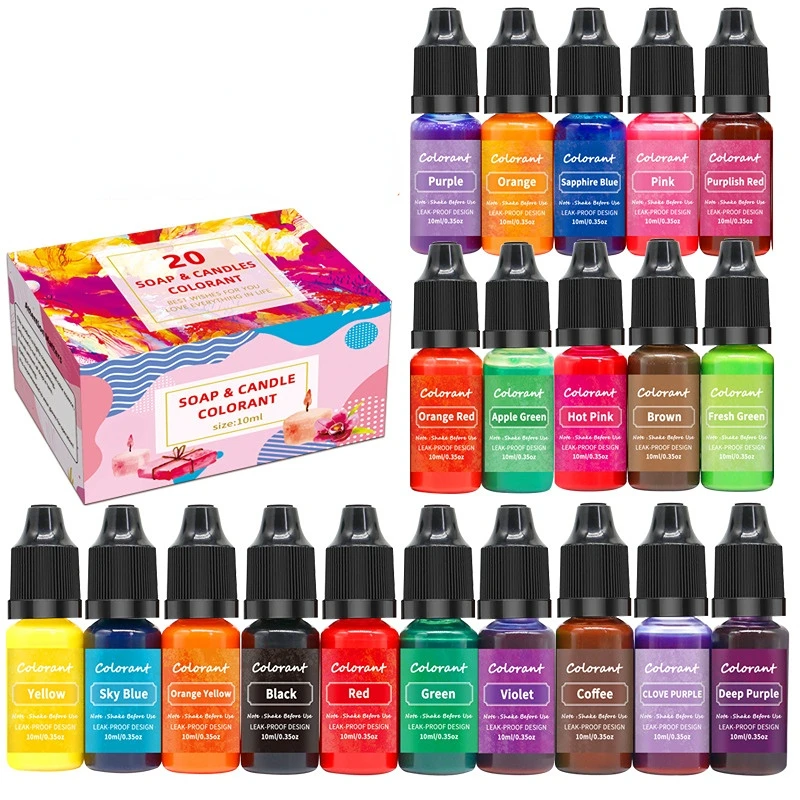 20 farben Hohe Konzentration H – Candle Supplies Bulk Bewertung und Preis